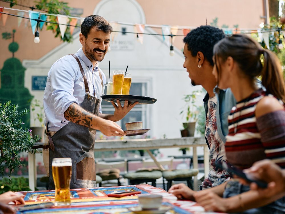horeca, bediening, werken in een praktisch beroep